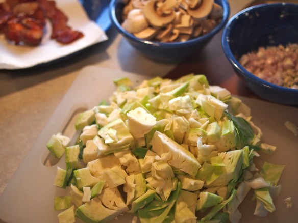 cabbage and mushroom galette