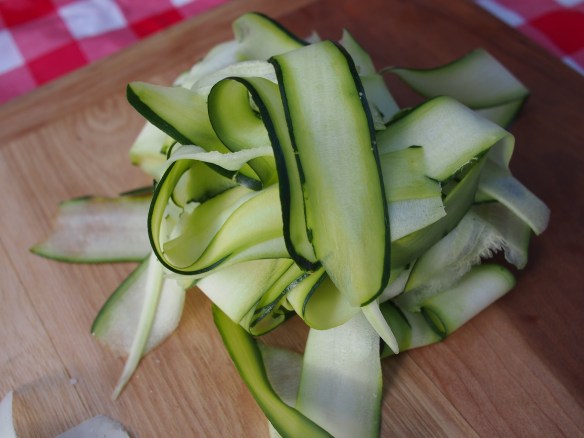 zucchini and parmesan salad